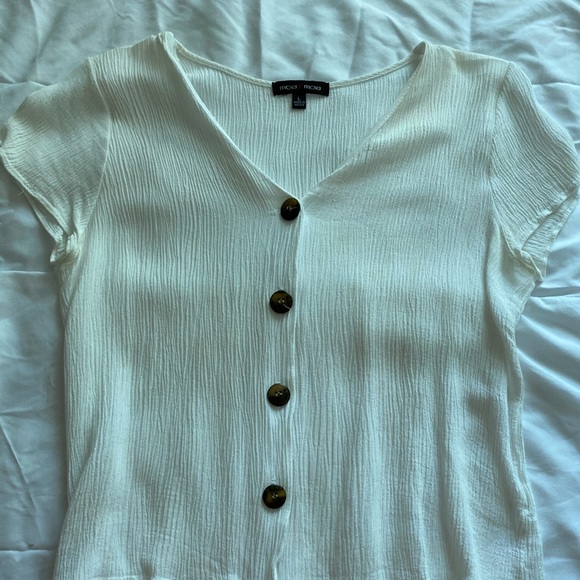 White button down blouse - Picture 1 of 1